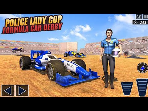 Police Formula Car Derby Demolition Crash Stunts | Destroying The Others Cars | Android Games