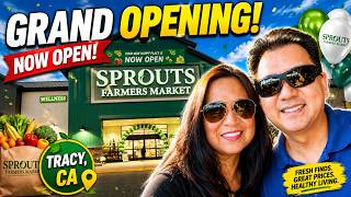 Sprouts Farmers Market Grand Opening in Tracy, CA! | First Look & Food