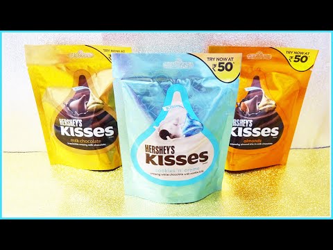3 New Interesting Mouthwatering Hershey's Kisses Chocolate packs🍫🍬 | How To open Hershey's kisses💖