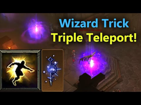 Super Fast Triple Teleport Trick for Wizards!