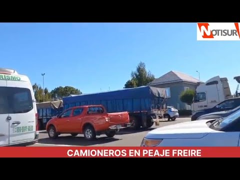 Camioneros en Freire, Región de La Araucanía