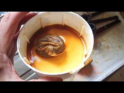 Ash pipe staining and 2 vintage briars