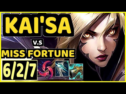 CHRISBERG (KAI'SA) vs MISS FORTUNE - 6/2/7 KDA BOTTOM ADC GAMEPLAY - EUW Ranked DIAMOND