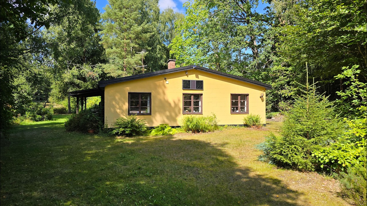 6 rum Vinterbonat fritidshus på Höjaholm 543 Örkelljunga kommun - video