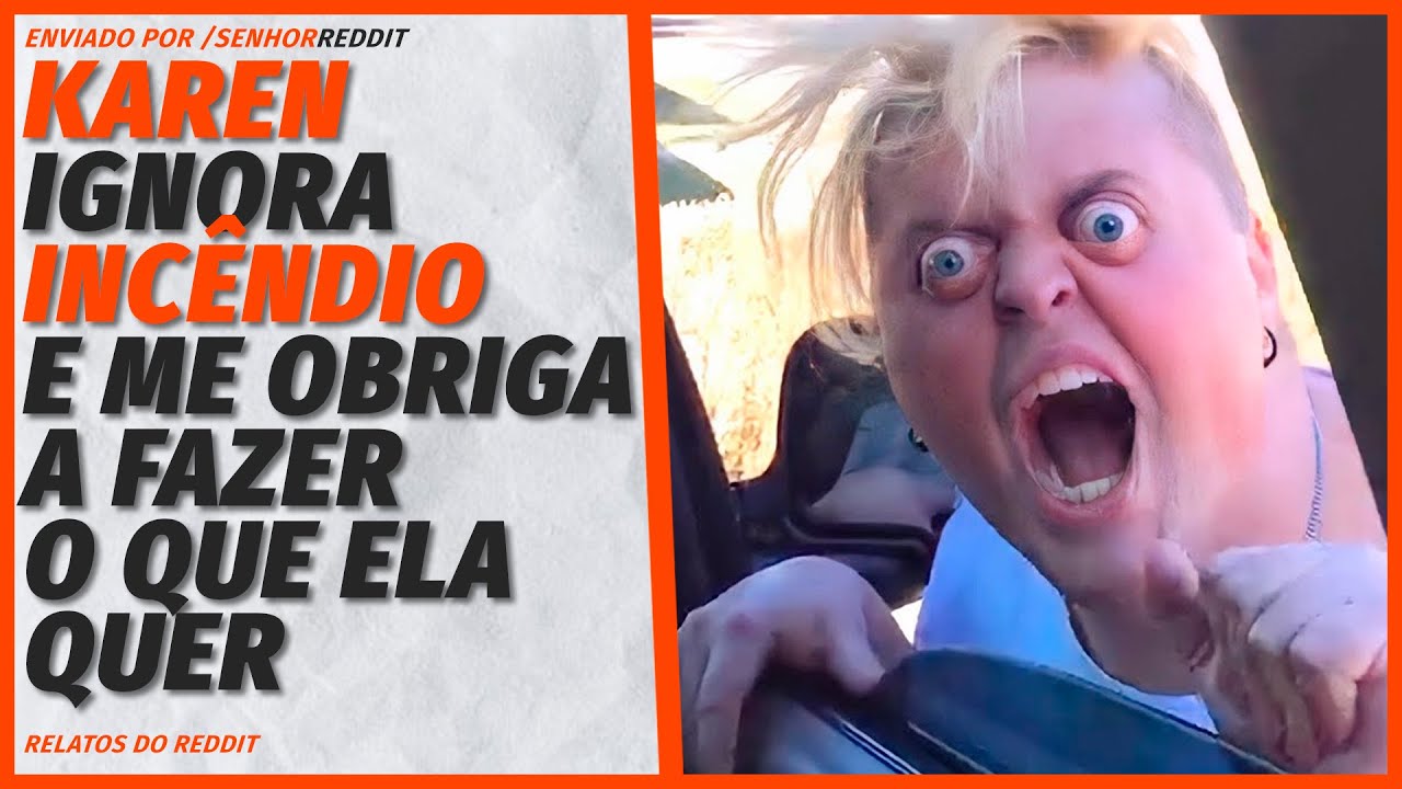 Após o anúncio do incêndio ela ficou parada e não me deixou sair do mercado