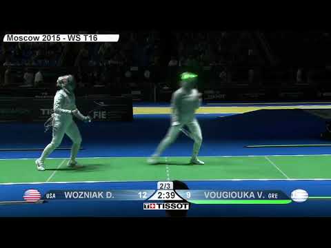 Moscow Worlds SWS 2015 - L16 - Wozniak USA v Vougiouka GRE