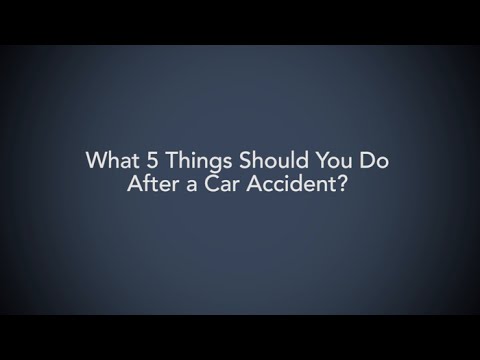 5 Things to Do After a Daytona Beach Florida Car Accident - 386-274-2229