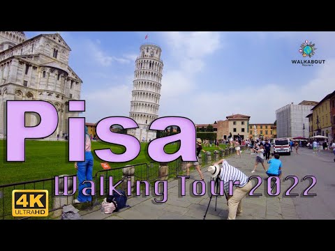 Pisa, Italy Walking Tour 2022 The Leaning Tower of Pisa