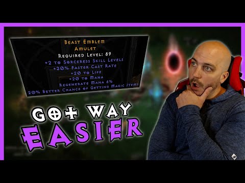 How to Craft GODLY Caster Amulets, It Just Got Way Easier - Diablo 2 Resurrected