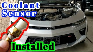 2016 Camaro SS Coolant Sensor Install