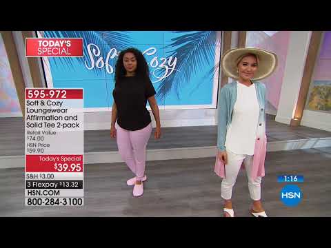 HSN | Soft and Cozy Loungewear Premiere / FitFlop Footwear 03.29.2018 - 01 AM