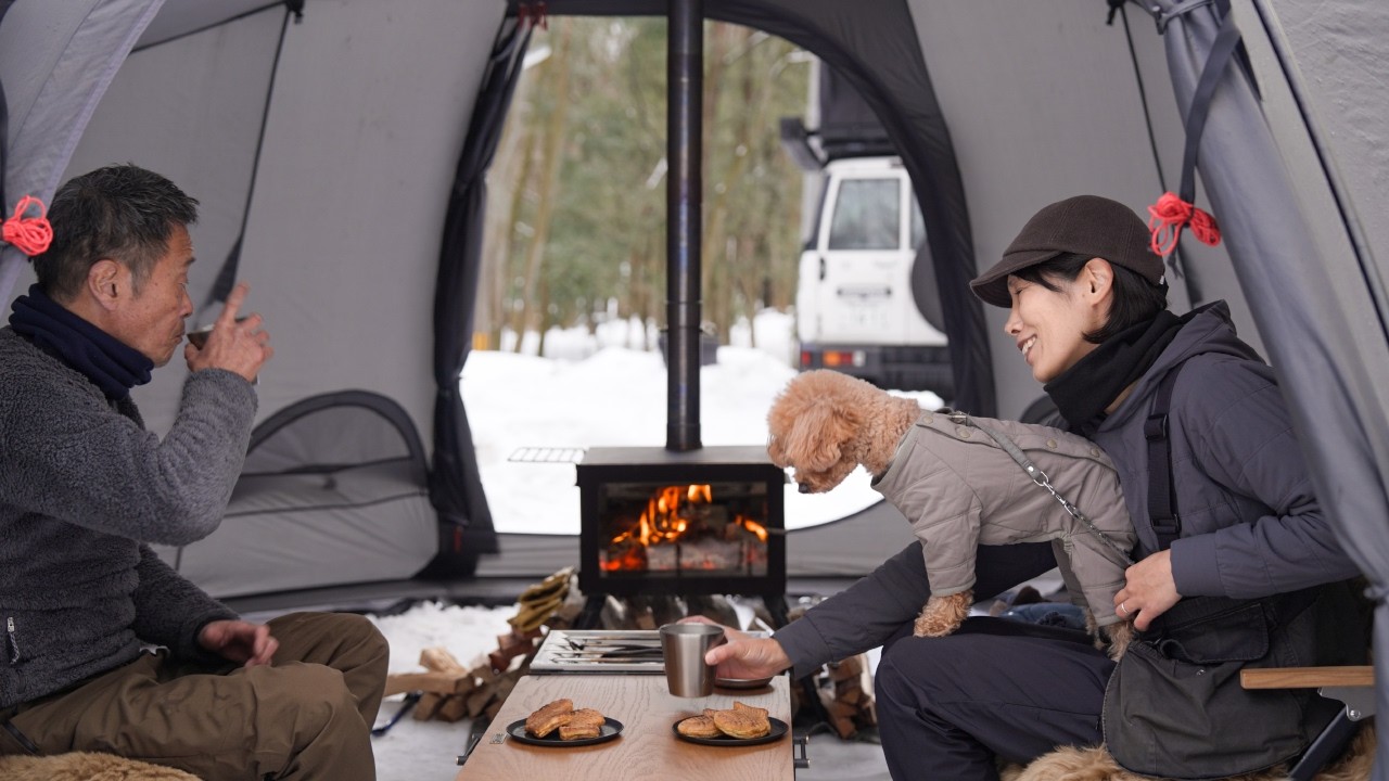 今シーズン最後の雪中キャンプ｜愛犬と過ごす冬の一泊二日｜Snow Camping in Japan