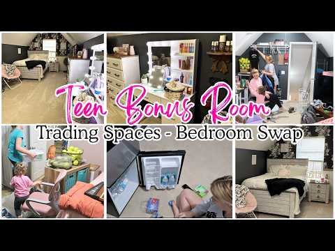 ITCH TO SWITCH - BEDROOM SWAP | SWAPPING BEDROOMS + CLEAN + DECLUTTER + ORGANIZE