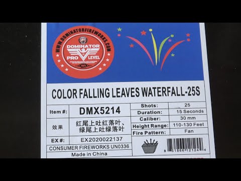 DMX 5214 vs PFX5214 Falling Leaves cakes from Dominator
