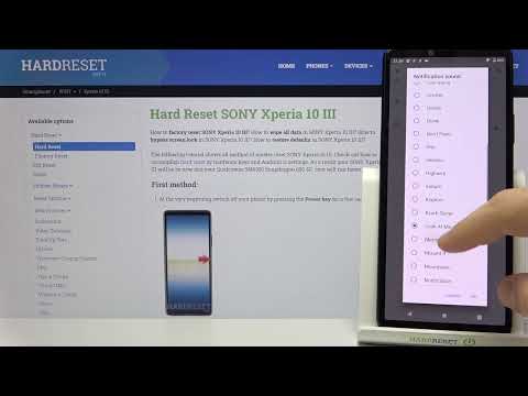 All Notif tones on Sony Xperia 10 III - Notification Sounds