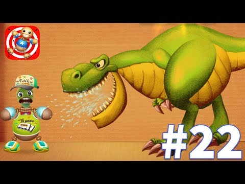 Kick the Buddy - Gameplay Walkthrough Part 22 - NEW Prehistoric Dinosaurs T- REX vs Dame tu Cosita