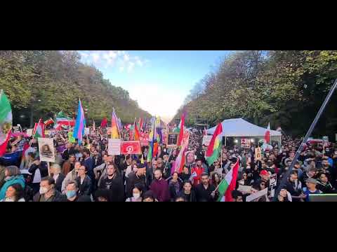 II   Impressionen der Iran-Demo in Berion am 22. Okt. 2022 - Fauen Leben Freiheit!