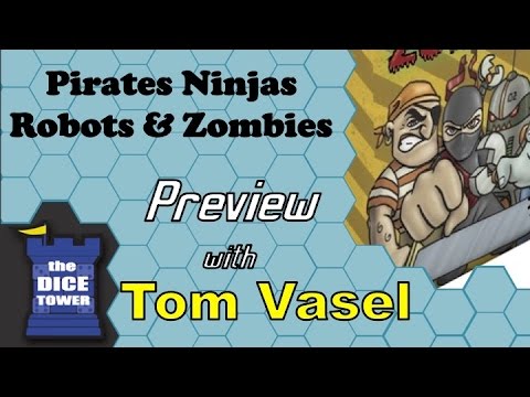 Dice Tower Reviews: Pirates, NInjas, Robots, & Zombies