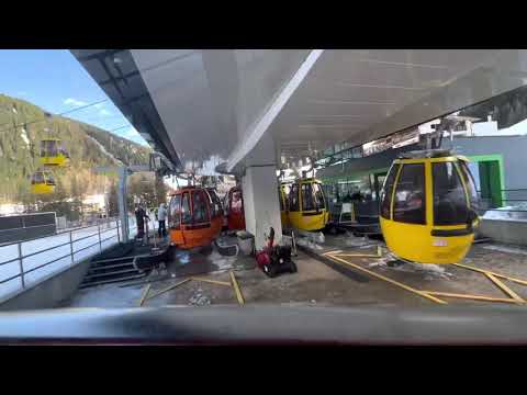 Discesa integrale cabinovia leitner borest colfosco (BZ) ￼