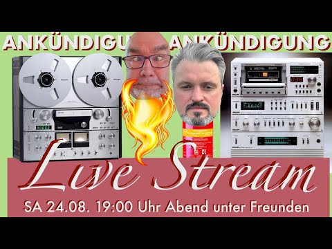 Ankündigung zum Livestream Potpourri morgen Samstag 24.08. 19:00 Uhr