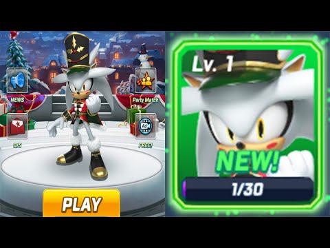 Sonic Forces - Silver Nutcracker NEw Character Unlocked - 54 Characters Unlocked vsMobile Account
