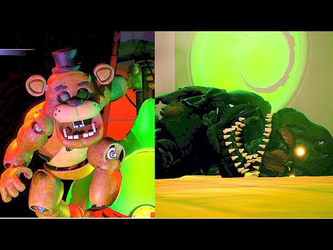 Evil Freddy Trying To Control Monty Course Gets Destroyed - Five Nights At Freddy's Security Breach