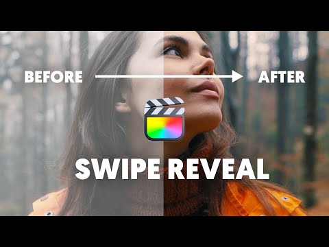 Make a swipe reveal effect in FCPX - Before & after effect NO PLUGINS!