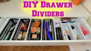 Under 10 Dollars DIY Drawer Dividers