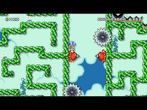 Spike Top Climb | Super Mario Maker 2