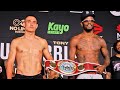 TIM TSZYU VS TONY HARRISON • INTENSE WEIGH IN & FACE OFF VIDEO
