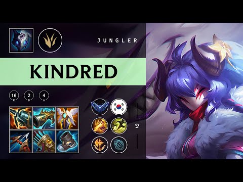 Kindred Jungle vs Nidalee - KR Diamond Patch 25.24