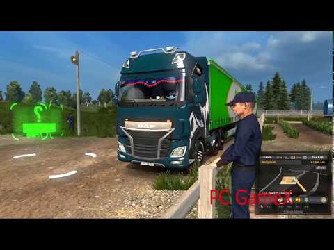 Euro Truck Simulator 2 1.28 Gameplay with Double Trailer & 54 DLC