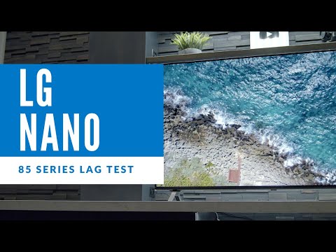 LG Nano85 Series Input Lag Test - 1080p at 60Hz
