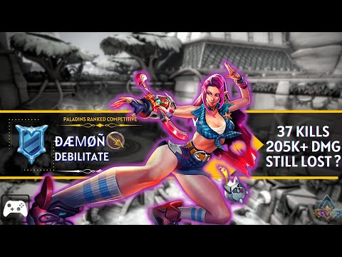 37 Kills 205K+ Dmg Still Lost? ÐÆµØÑ  Paladins Ranked Competitive