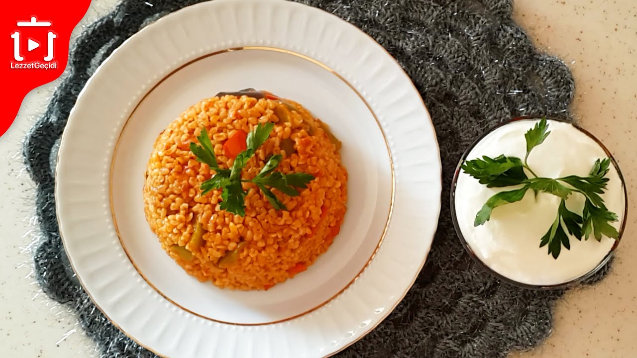 Sebzeli Bulgur Pilavı Tarifi Nasıl Yapılır,  Yoğurtla Servis Edebileceğiniz Akşam Yemeği Tarifleri
