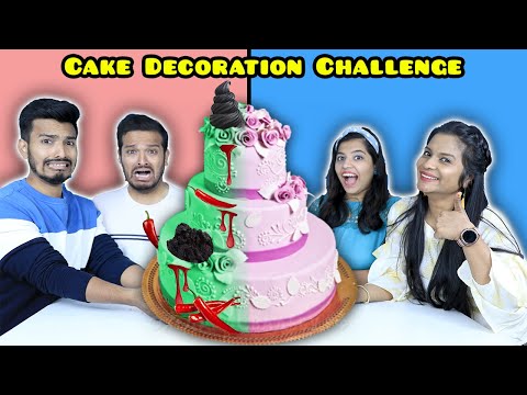 Extreme Cake Decoration Challenge | Food Challenge India | Hungry Birds