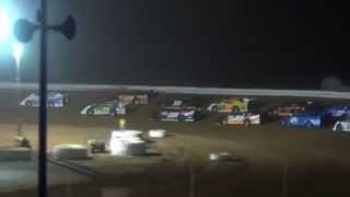 preview picture of video 'Midway Speedway AMRA Super Late Model Feature 4-18-2014'