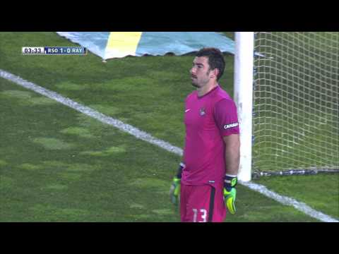 Gol de penalti de Larrivey (1-1) en el Real Sociedad-Rayo Vallecano - HD