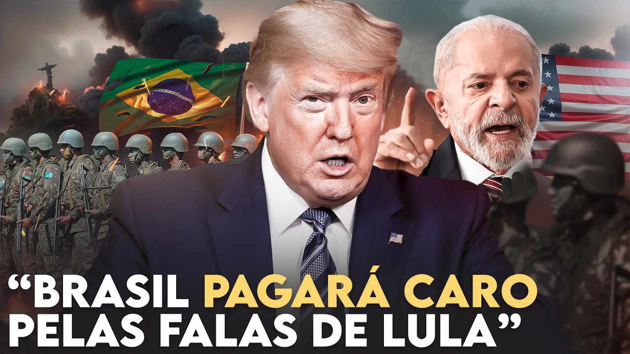 Donald Trump pode RETALIAR o Brasil após PROVOCAÇÃO de Lula! (Felipe Dideus)