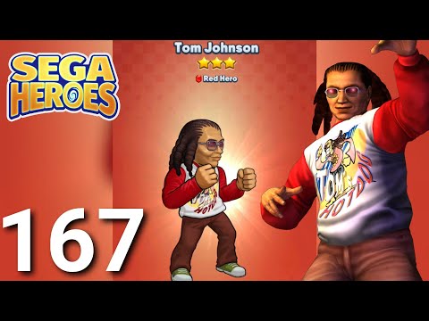 SEGA Heroes TOM JOHNSON UNLOCKED PART 167 Gameplay Walkthrough - iOS / Android