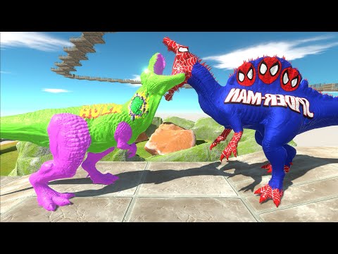 HULK T REX DEATH CLIMB - Animal Revolt Battle Simulator
