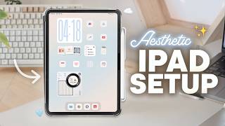 ✨ I Redesigned My iPad Setup | widgets & custom icons