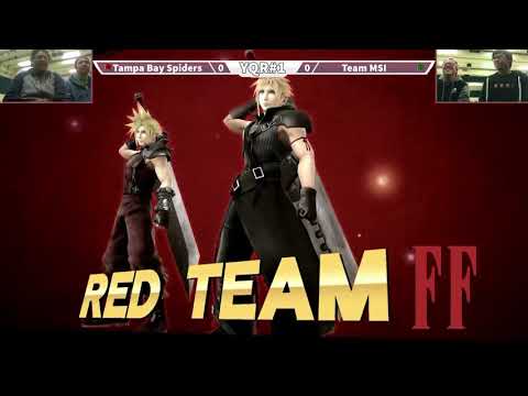 YQR#1 Smash 4 Doubles - Top Toques (pink + Scubbss; Red) vs Team MSI (Symbol + Muxedo; Green)