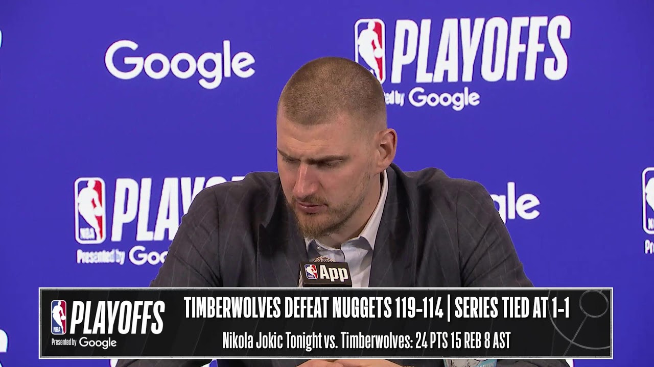 Minnesota Timberwolves vs. Denver Nuggets | Game 2 Postgame Media Availability