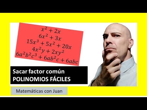 ▷ Cómo sacar el factor común a un polinomio. Extraer el factor común