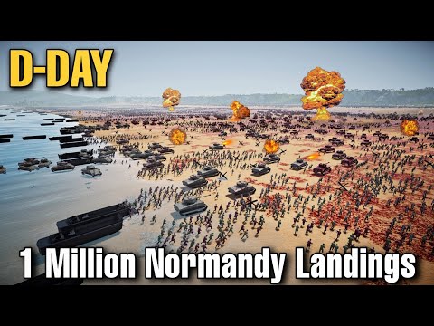 ALLIED FORCES LANDING | NORMANDY INVASION | Ultimate Epic Battle Simulator 2 | UEBS 2