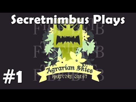Let's Play Minecraft FTB Agrarian Skies #1 - Worms Hurry Up and Spread