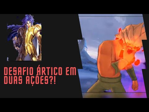 Saint Seiya Awakening -  Guia para passar o desafio ártico com duas ações