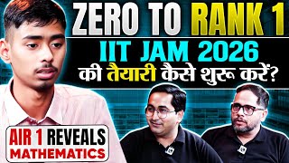 Download Lagu AIR 1 Strategy for IIT JAM 2026 🔥 | Zero to Rank 1 in Mathematics Preparation Guide! #iitjam2026 Thumbnail