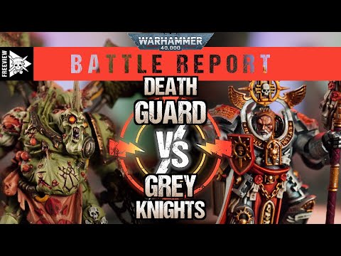 Death Guard vs Grey Knights 2000pts | Warhammer 40,000 Battle Report
